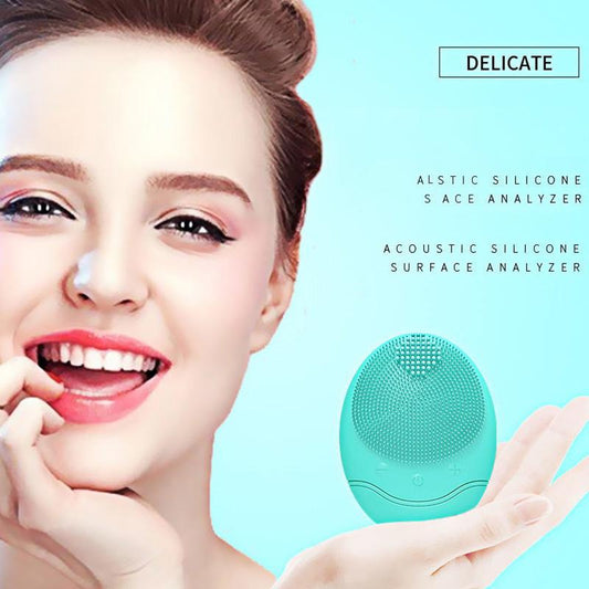 Dumbo Electric Face Wash Artifact To Clean Pores Rechargeable Facial Cleansing Instrument Facial Brush Blackheads and Exfoliating