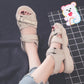 Sports Sandals Women's Summer Fashion Wear Student Korean Version  The Thick-soled Sponge Cake Bear Daddy Shoes