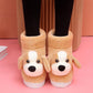Winter Cotton Slippers Bag Plush Home Lovers Thick-soled Indoor Warm Wool Slippers
