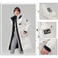 Down Jacket Women's Short Tooling White Duck Down Hooded Warm Pie To Overcome Winter Coat Mid-length Windproof Outdoor Sportswear
