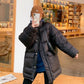 Padded Jacket Winter Coat Women Thick Cotton Coat Korean Style Loose Mid-length Cotton Coat Oversize Women's Trend