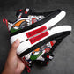 Casual Men's Single Shoes PU Leather Board Shoes White Shoes Waterproof Single Shoes Children's Shoes Low Top