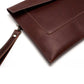 Business Briefcase Men PU Leather Zipper Snap Waterproof Handbag Clutch Bags Travel Messenger Bag