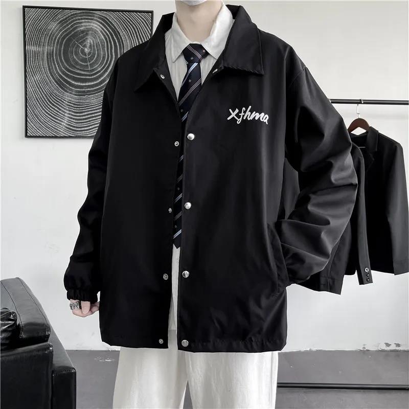 Jacket Men's 2022 Spring and Autumn New Jacket Trend Loose Handsome High-end Trendy Ins Wild Hong Kong Style Baseball Uniform