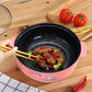 800W Dual-levels Electric Heat Pot 20cm Non-stick Cookware Boiling Soup Pot Frying Pan with For One Person