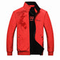 Autumn Men Jacket Coat Stand Collar Casual Sportwear Solid Zipper Outwear Bomber Jacket Male Coats