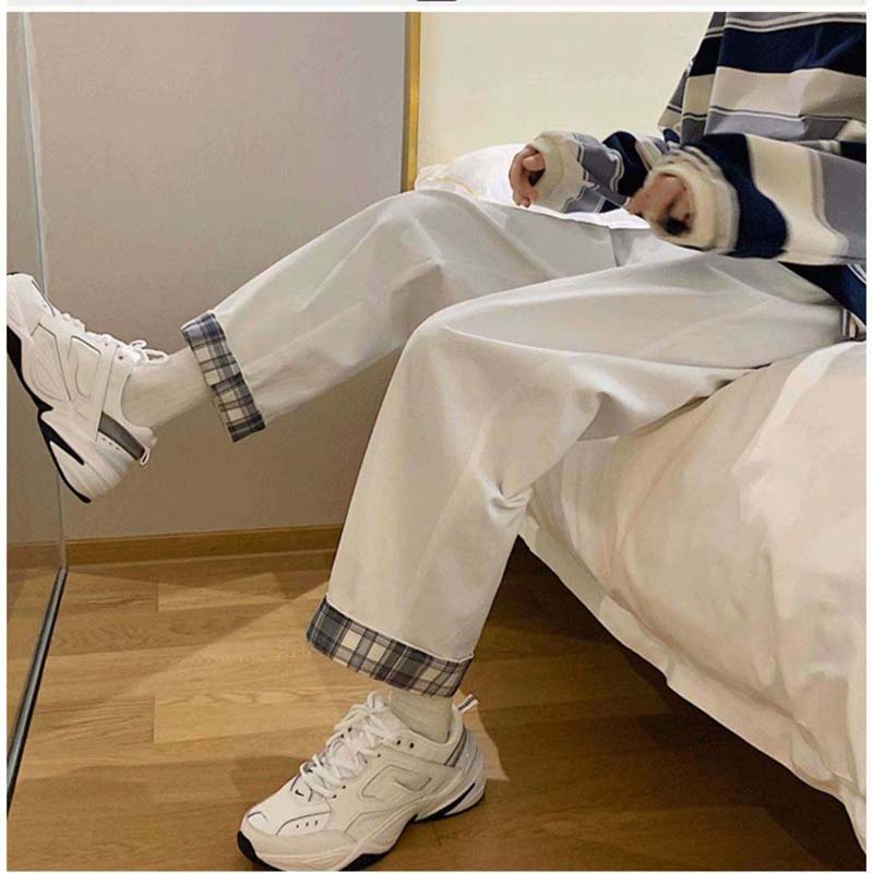 Men's Spring New Casual Pants Men's Summer Thin Loose Straight-leg Pants