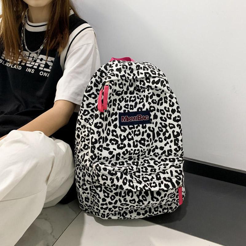 Schoolbag Female Student Korean Junior High School Simple and Versatile Backpack High School Large Capacity Waterproof Backpack