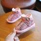 Children's Snow Boots Winter 0-3-year-old Female Baby Cotton Shoes Men's Plush Baby Soft Sole Warm Walking Shoes