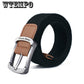 Canvas Belt Unisex Canvas Belt Men's Youth Casual Pants Student Pin Buckle Long Belt Tide