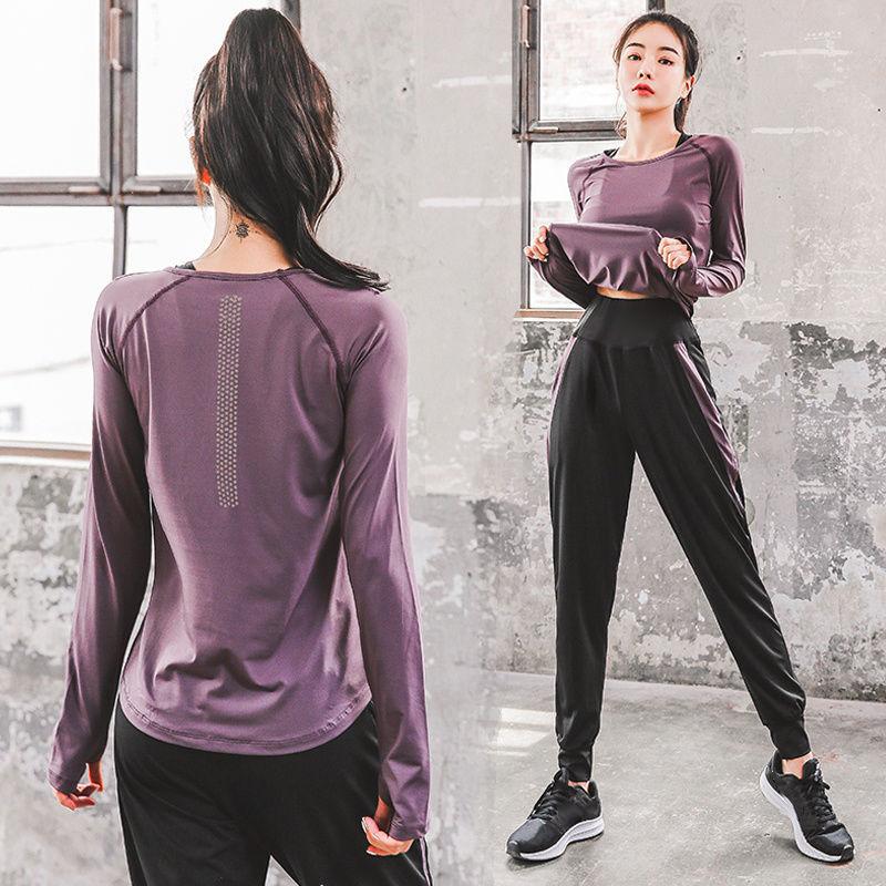 Female Yoga Clothing Suit Professional Running Sports Fitness Clothing High-end Quick-drying Gym Jogging Suit Casual Sets