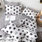 Net Celebrity Four-piece Bedding Cartoon Bed Linen Quilt Sanding Three-piece Student Bedding
