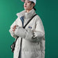 Women Winter Both Sides Wear PU Cotton Coats Large Size Stand Collar Loose Thickened Coats Solid Color Cotton Padded Jacket