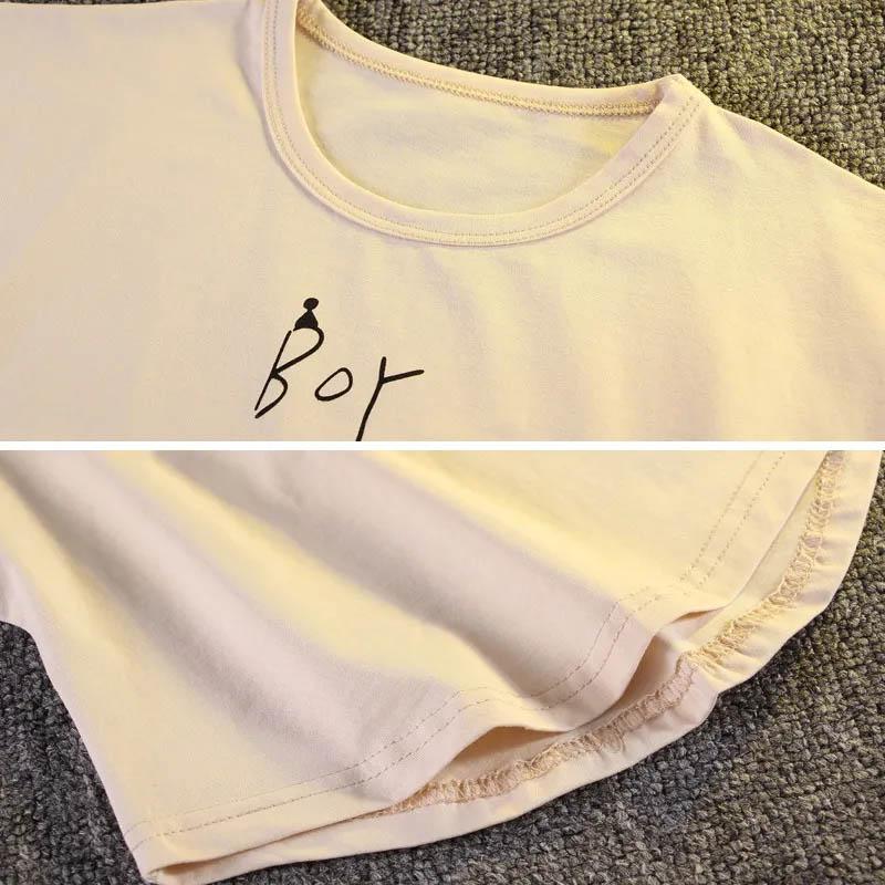 Boys' Pure Cotton Sweat-absorbent Breathable Soft Short-sleeved + Shorts Two-piece Summer Leisure and Comfortable Children's Suit