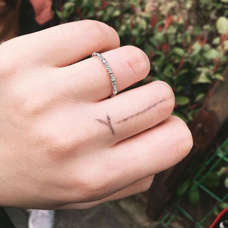 2 Kinds of Vintage Carved Silver Tail Ring Elegant Small Zircon Silver Fine Ring for Women Gift Jewelry