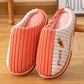 Men and Women 's Cotton Slippers Cute Winter Non-slip Couple Indoor Warm and Comfortable Thick-soled Slippers