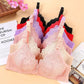 Thin Sexy Beautiful Back Breathable Lace Without Steel Rings Gathering Adjustable Anti-sagging Women's Underwear Bra