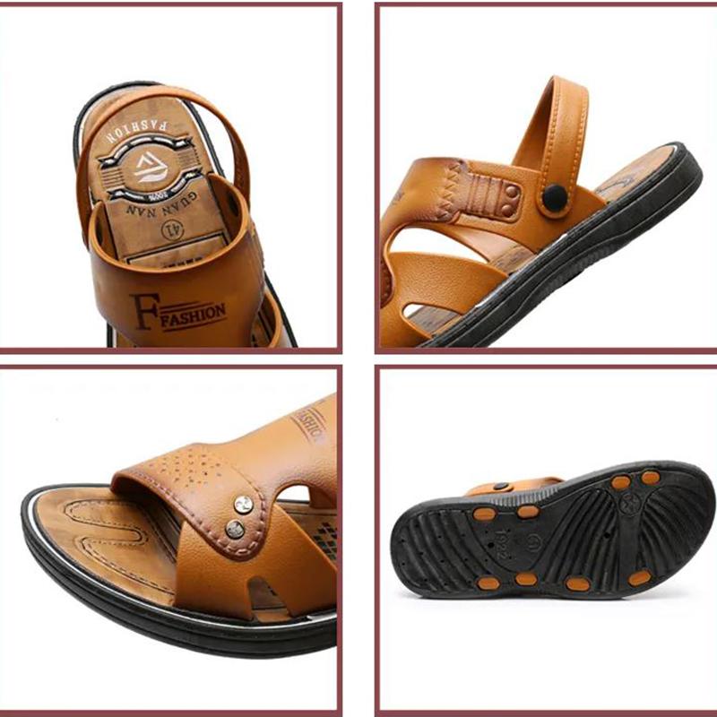 Summer Wear-resistant Men's Sandals Non-slip Casual Beach Sandals Breathable Clearance Shoes