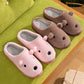 Autumn and Winter Pure Cotton Slippers Indoor Non-slip Soft-soled Shoes Warm Simple Plush Cotton Shoes