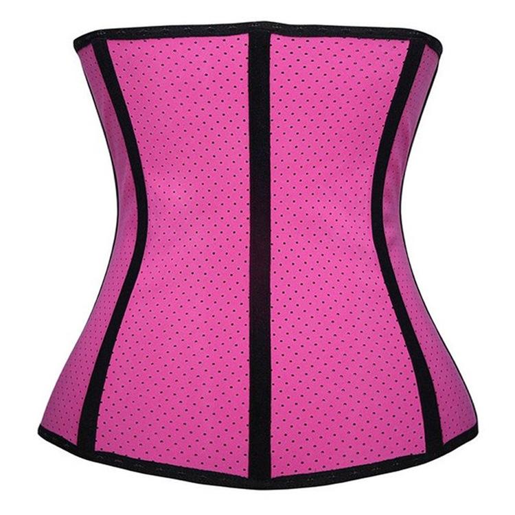 Women Corset Waist Trainer Latex Corset Waist Control Corset and Bustier Steel Bone Underbust