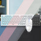 Mute Keyboard and Mouse Set Manipulator Feel Wired Laptop Usb Office Home Keyboard and Mouse Set