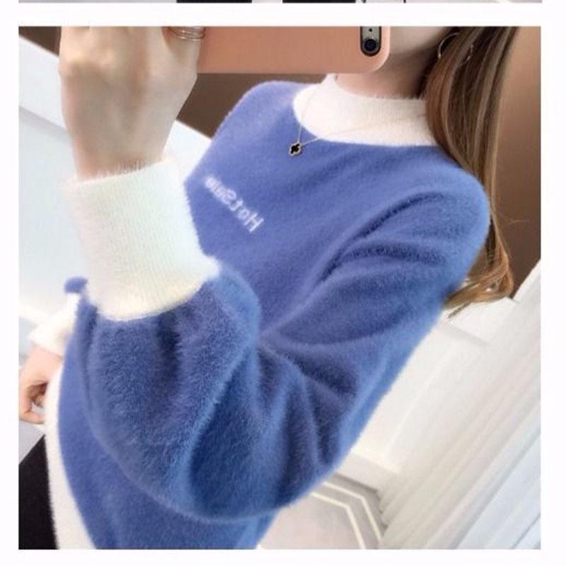 Autumn and Winter Thick Sweater European and American Style Jacket Loose Casual Young Women's Top
