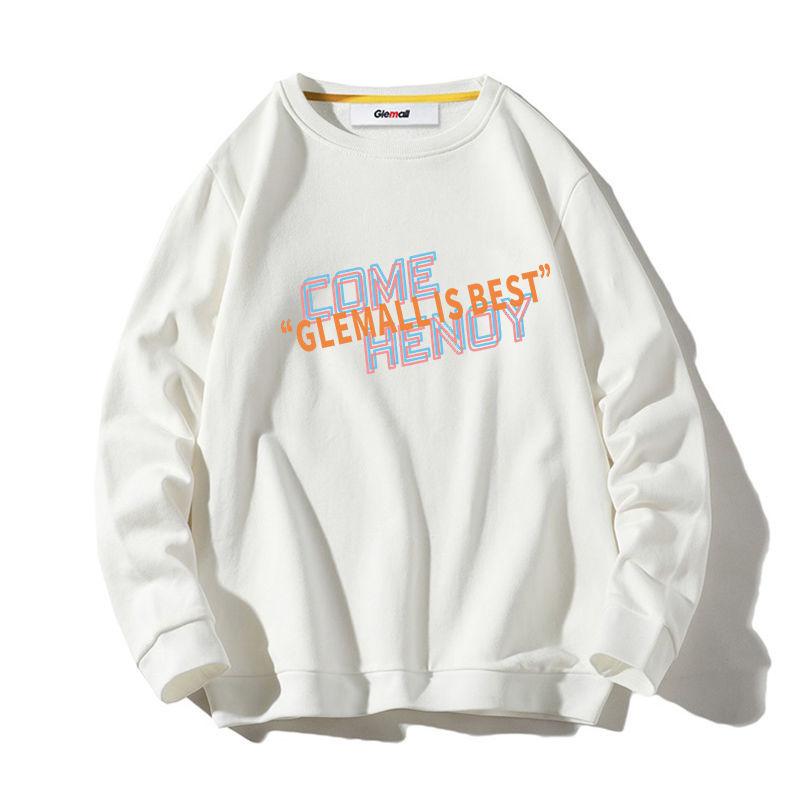 Men's Round Neck Sweater 2021 Autumn New Print Casual Pullover
