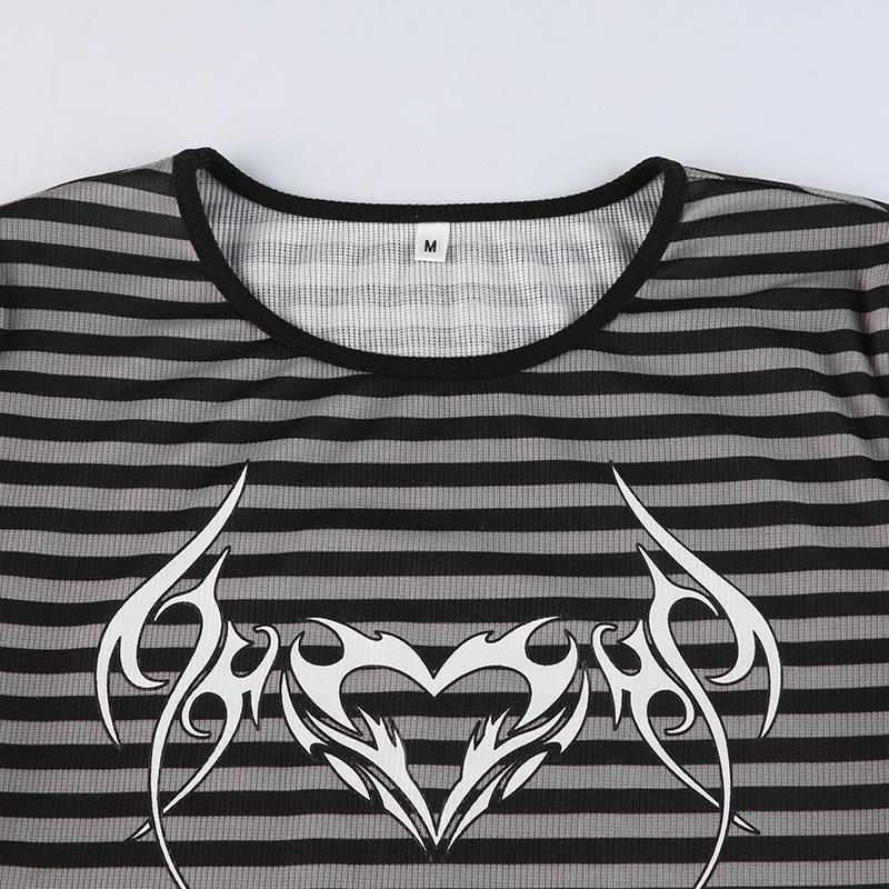 Woman T-shirts  Crop Top Yk2 Core Corset Fairy Grunge Alt Aesthetic Women Cyber Fairycore Gothic Style