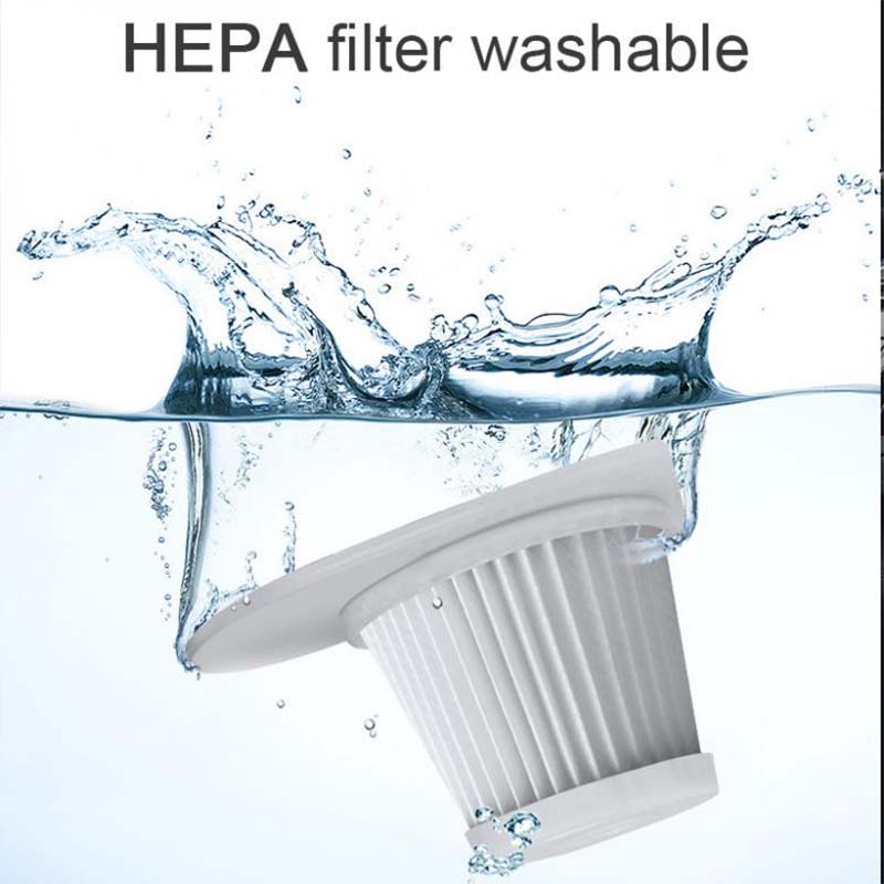 12V 120W Portable Handheld Car Dry Wet Dual-use Vacuum Cleaner with Washable HEPA Filter LED Light