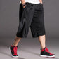Summer Thin Basketball Pants Large Size Men's Shorts Casual Loose 5 Points Pants Sports Pants Breathable Large Pants