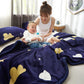 Coral Fleece Blanket Winter Flannel Blanket Cover Blanket Thicken Sheet