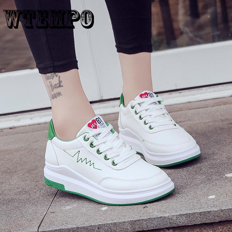 Board Shoes Women's Shallow Mouth Flat Bottom Student Sports