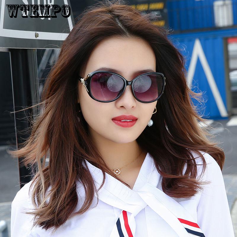 WTEMPO Polygonal sunglasses round face men and women frog mirror retro fashion sunglasses