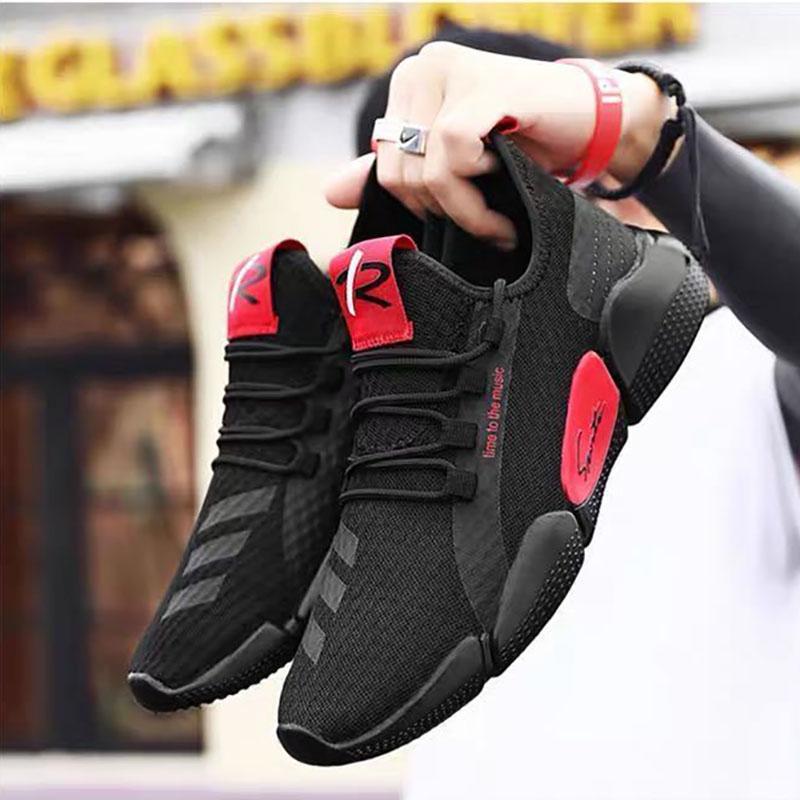 Men's Shoes Autumn Breathable Casual Korean Version of All-match Sports Running Shoes Men's Shoes