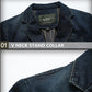 Men's Denim Casual Suit Jacket Spring and Autumn Loose Large Size Outerwear V Neck Denim Casual Jacket Long Sleeves Jackets