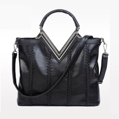 Leather Korean Fashion Trend Ladies Handbag Casual Simple Shoulder Satchel
