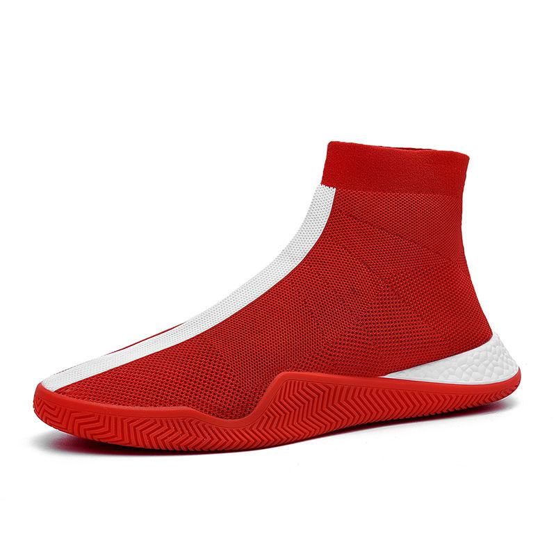 Men's Trendy Shoes Korean Style All-match Casual Shoes Lazy One-foot High-top Men's Sneakers
