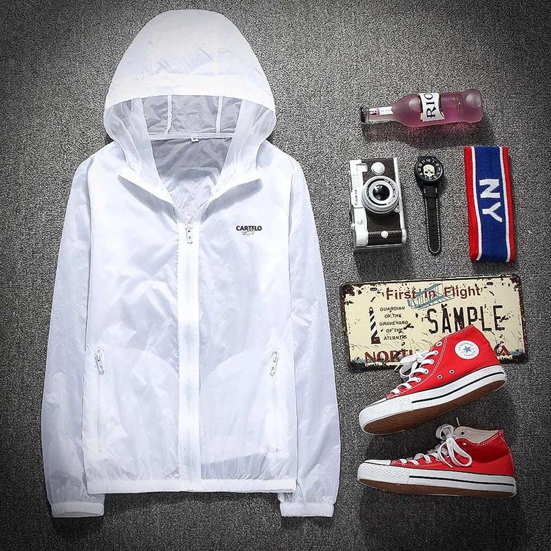 Sun Protection Clothing Men's Summer Ultra-thin Quick-drying Breathable Student Men's Fishing Clothing Couple Sun Protection Clothing Jacket