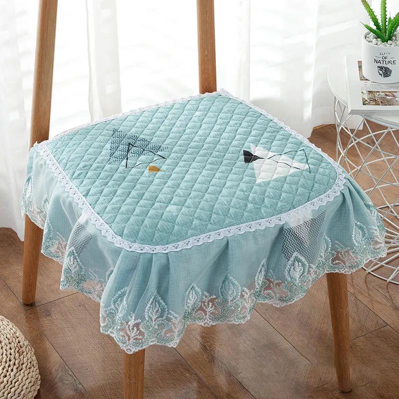Cushion Home Dining Chair Cushion Four Seasons Universal European-style Anti-slip Board Stool Cover Cushion