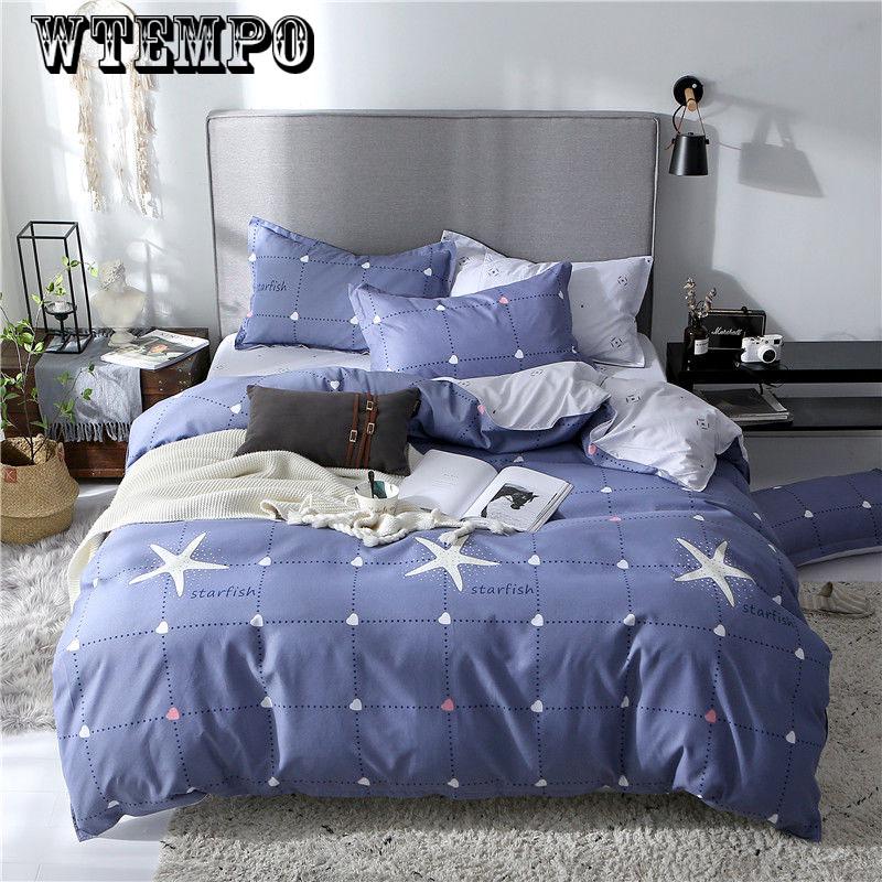 Bedding Set Nordic Comforter Bedspread Bed Sheet Set Duvet Cover Queen King Adult Bed Linens