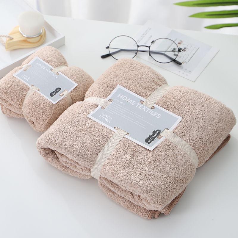 Bath Towels + Towels Are Soft Absorbent and Do Not Shed Hair Softer Than Pure Cotton Bath Towels Coral Fleece Bath Towels