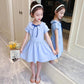 Girls' Dresses Summer Dresses Girls Princess Dresses Children's Summer Solid Color Cotton Skirts