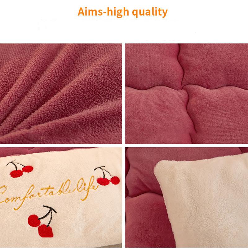 Thick and Warm Chemical Fiber Quilt Comfortable and Skin-friendly Chemical Fiber Quilt, Household Hotel Bedding