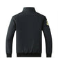 Autumn Mens Jacket Stand Collar Windbreaker Male Blue Baseball Jackets Casual Bomber Plus Size L-5XL