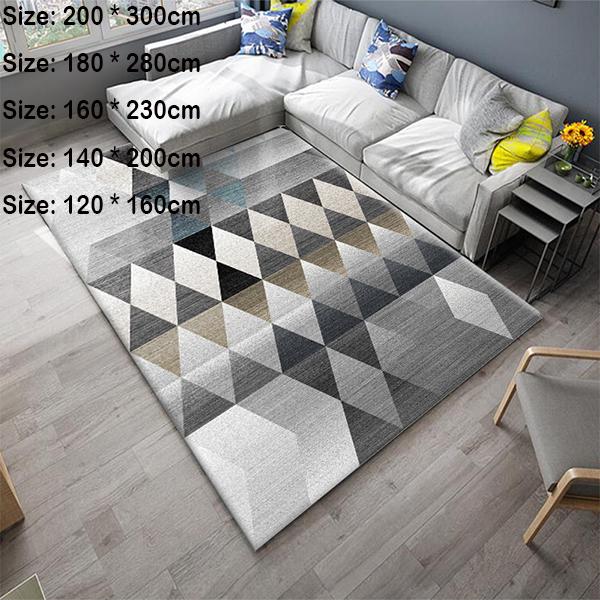 Living room carpet sofa coffee table pad room full bedside home carpet 3D European style carpet