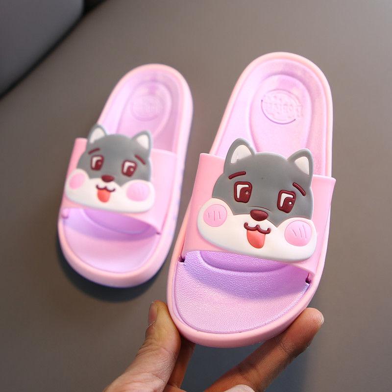 Children's Slippers, Summer Boys' Sandals and Slippers, Indoor Household Girls, Non-slip Cartoon Cute Baby Slippers