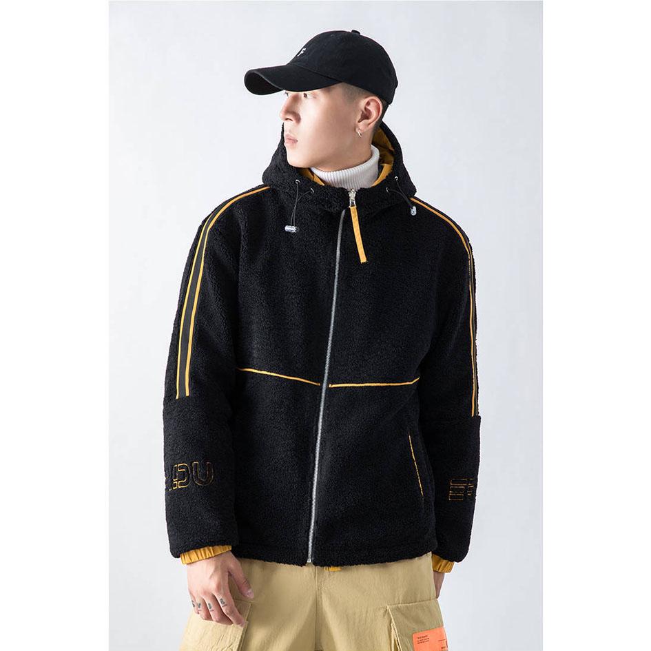 3 Colors Winter Jacket Men Hooded Parka Short Jacket Cashmere Parkas Cotton Youth Sport Clothing