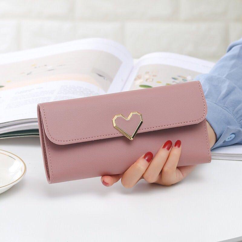 Wallet Girls Student Korean Edition Fashion Cute Tip-up Change Wallet Ladies Wallet Girls