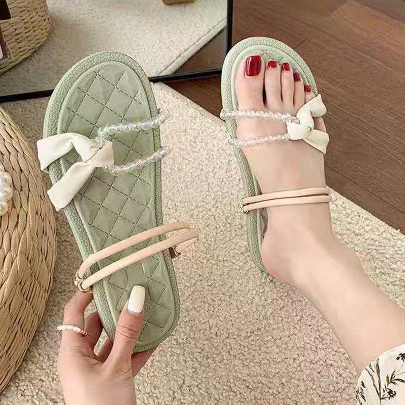 Roman Sandals Female Hemp Rope Two-wear Slippers Female Shoes Summer Students All-match