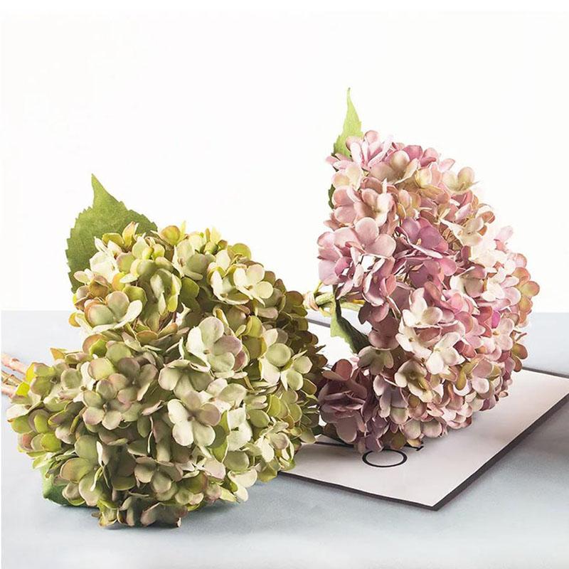 Hydrangea Simulation Flowers Fake Flowers Holding Flowers Living Room Arrangements Coffee Table Decoration Home Furnishings Table Setting Flowers